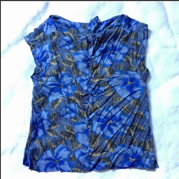 NEW ANTHROPOLOGIE Odille Alyogyn Floral Tee Blouse - Picture 6 of 8
